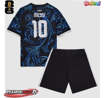 Argentyna Lionel Messi #10 Koszulka Wyjazdowa dzieci MŚ 2026 Krótki Rękaw (+ krótkie spodenki)